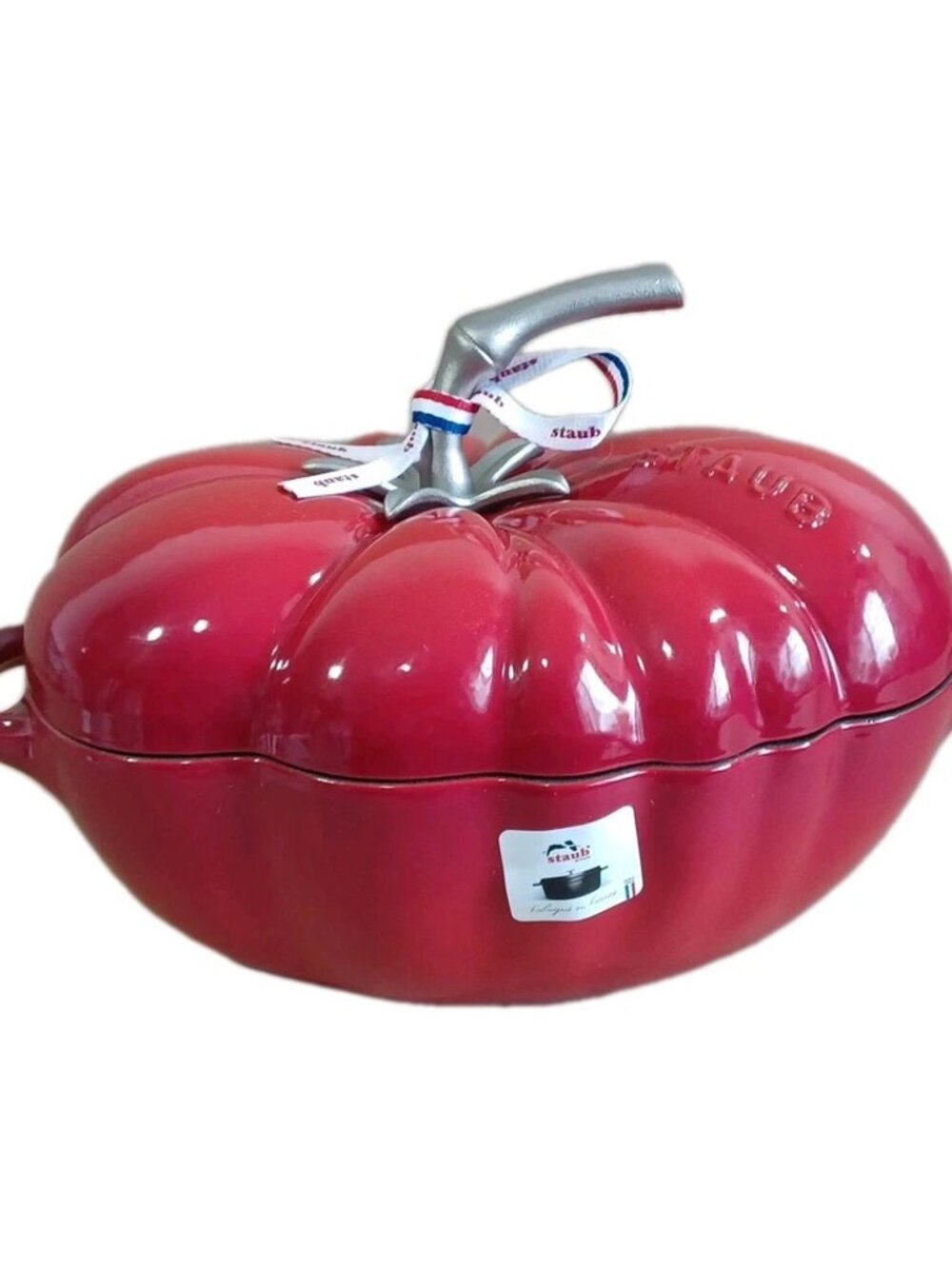 Staub Enameled Cast Iron Tomato Cocotte, 3-Qt.